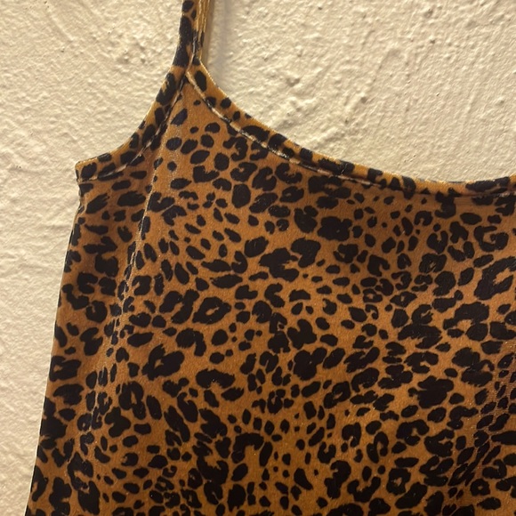 NWT Leopard Spaghetti Strap Bodysuit - Picture 8 of 10